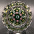 Vintage Whitefriars Multifaceted Art Glass Paperweight Millefiori & Latticino