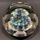 Vintage Murano Fratelli Toso Art Glass Paperweight Millefiori Mushroom & Torsade