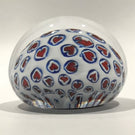 Vintage Antica Murrrina Art Glass Paperweight Closepack Murano Heart Millefiori