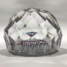 Vintage Whitefriars Fancy Faceted Art Glass Paperweight Concentric Millefiori