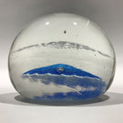 Vintage Ed Rithner Frit Art Glass Paperweight Imperial USA Advertising