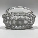 Rare Antique Baccarat Art Glass Paperweight Pressed Molded Bee