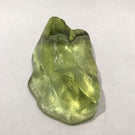 Early American? Green Slag Glass Glass Paperweight Molded Rock Mountain