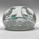 Vintage Pairpoint Art Glass Faceted Paperweight Complex Millefiori on Basket