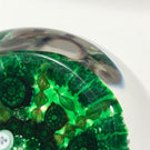 Perthshire P1998 Faceted Art Glass Paperweight Complex Millefiori