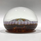 Vintage Perthshire Art Glass Paperweight PP5 Millefiori & Ribbon Twists