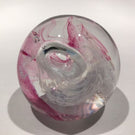 Vintage Caithness Art Glass Paperweight Modern Scottish Design "Moon Crystal"