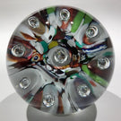 Vintage Caithness Paul Ysart Art Glass Paperweight Millefiori Single Harlequin