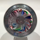 Vintage Cape Cod Burchfield Art Glass Paperweight Millefiori Twist Scramble