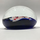 Large Chinese? Murano? Art Glass Paperweight Composite Millefiori Butterfly