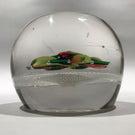 Antique New England Glass Co. NEGC Art Glass Paperweight Fruit Latticino Basket