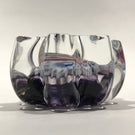Miniature John Deacons Art Glass Paperweight Concentric Millefiori Thistle Cane