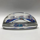 Antique Unknown Maker Art Glass Paperweight Millefiori Butterfly Belgium?