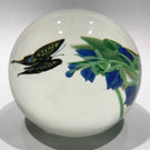 Signed Orient & Flume Scott Beyers Art Glass Paperweight Swallowtail Butterfly
