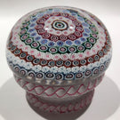 Rare 1953 Saint Louis Art Glass Paperweight Complex Millefiori Piedouche