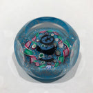 Vintage Charles Kaziun Art Glass Paperweight Polo Pony Murrine Millefiori