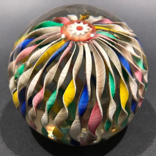 ブランド品専門の Vintage Murano Fratelli Toso Art Glass Paperweight Colorful ペーパーウェイト