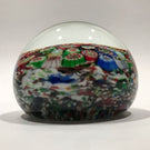 Vintage Murano Art Glass Paperweight Close Packed Millefiori