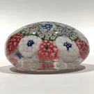 Antique Bohemian Art Glass Paperweight Concentric Complex Millefiori