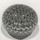 Antique Boston & Sandwich Art Glass Paperweight Honey Comb Control Bubbles