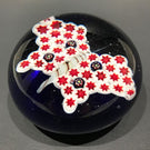 Large Chinese? Murano? Art Glass Paperweight Composite Millefiori Butterfly
