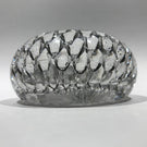 Antique Boston & Sandwich Art Glass Paperweight Honey Comb Control Bubbles