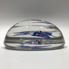 Antique Unknown Maker Art Glass Paperweight Millefiori Butterfly Belgium?
