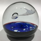 Vintage Unsigned Caithness Art Glass Paperweight Modern Shooting Star Design