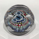 1976 Whitefriars Art Glass Paperweight Concentric Millefiori Butterfly Murrina