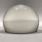 Early American Art Glass Paperweight Hand-painted Enamel Race Horse