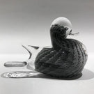Rare Vintage Murano Handmade Art Glass Sfumato Sculpture Duck Figurine
