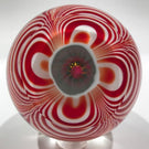 Galliano Ferro Murano Art Glass Paperweight Marbrie with Millefiori