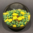 Murano Fratelli Toso Art Glass Paperweight Figural Leaf & Lemon Millefiori