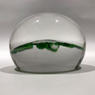 Antique Baccarat Art Glass Paperweight Lampworked White Double Clematis