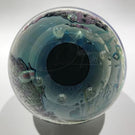 Mega 5” Josh Simpson Art Glass Paperweight Complex Inhabited Planet Sculpture