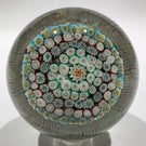 Exceptional Murano Piedouche Art Glass Paperweight Concentric Millefiori