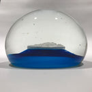 Huge Vintage Murano Art Glass Sulphide Paperweight Moon Landing Apollo 11