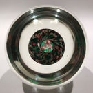 Huge Vintage Murano Cenedese Art Glass Paperweight Christmas Themed Design