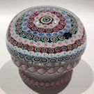 Rare 1953 Saint Louis Art Glass Paperweight Complex Millefiori Piedouche