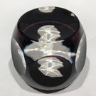 Vintage Cristal D Albert Art Glass Paperweight Franklin Roosevelt FDR Sulphide