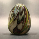 Early Unknown Maker Art Glass Paperweight Easter Egg Hand Cooler