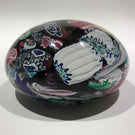 Huge Vintage Murano Art Glass Paperweight Millefiori End of Day Scramble