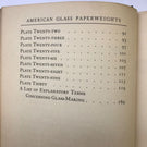 American Glass paperweights, Francis Edgar Smith,  Rare 1939 Hardback Reference
