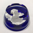 Franklin Mint Cristal D Albert Art Glass Paperweight George Washington Sulphide