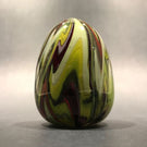 Early Unknown Maker Art Glass Paperweight Easter Egg Hand Cooler