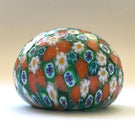 Vintage Antica Murrrina Art Glass Paperweight Closepack Murano Millefiori