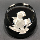 Baccarat Franklin Mint Art Glass Sulphide Paperweight King Louis XVI