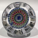 1976 Whitefriars Art Glass Paperweight Concentric Millefiori Butterfly Murrina