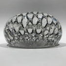 Antique Boston & Sandwich Art Glass Paperweight Honey Comb Control Bubbles