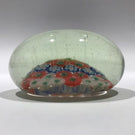 Early Chinese Art Glass Paperweight Patterned Complex Millefiori Star of David